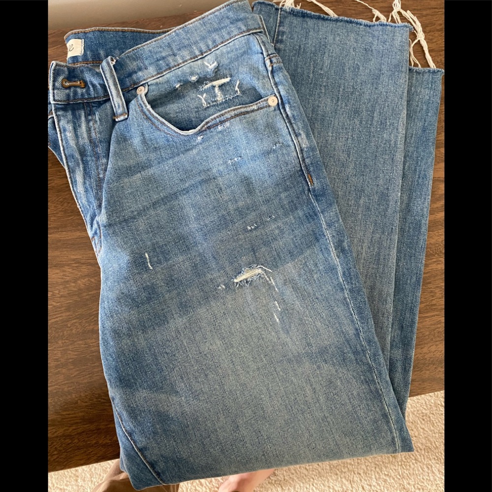 Madewell Blue Boyfriend Jeans